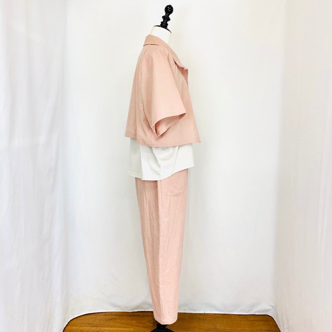 245031 ヨーク切替えパンツ 3カラー 遠州織物 うすで逆スラブ