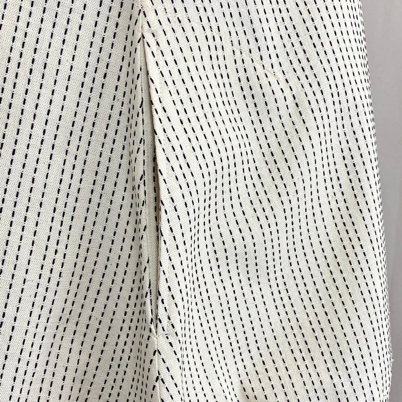 2320133 切替ビッグワンピース 2カラー 安曇野染め 刺し子