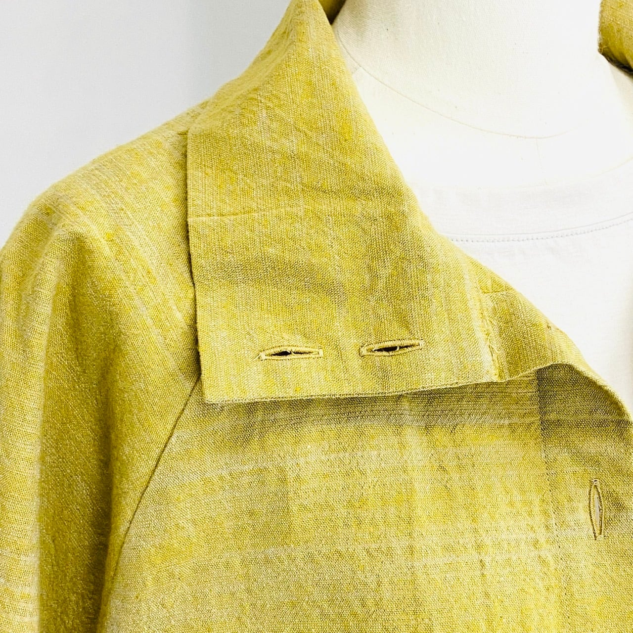 241011 ボレロ風ジャケット 3カラー 遠州織物 うすで逆スラブ