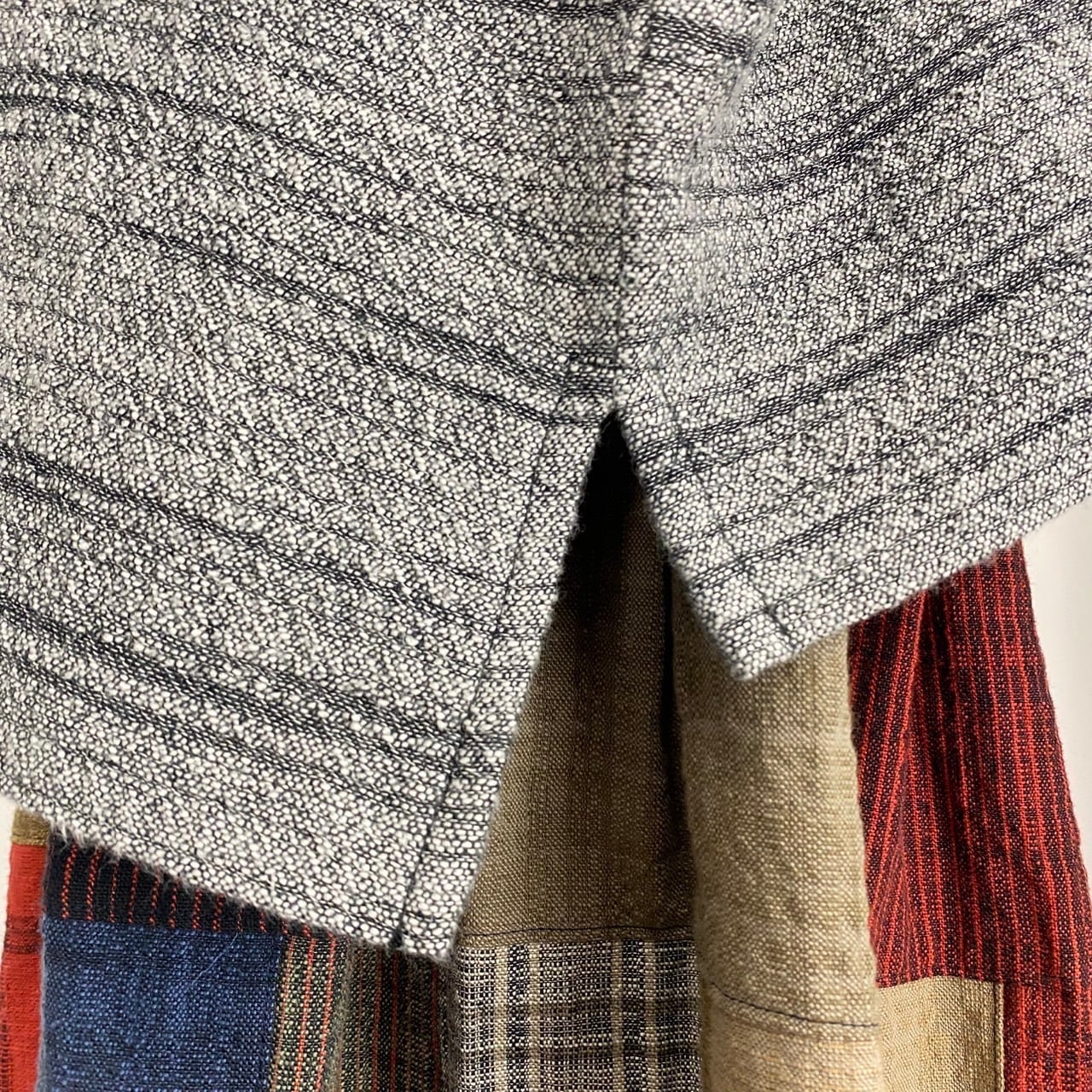 254012 Newゆったりポンチョ 3カラー 遠州二重織