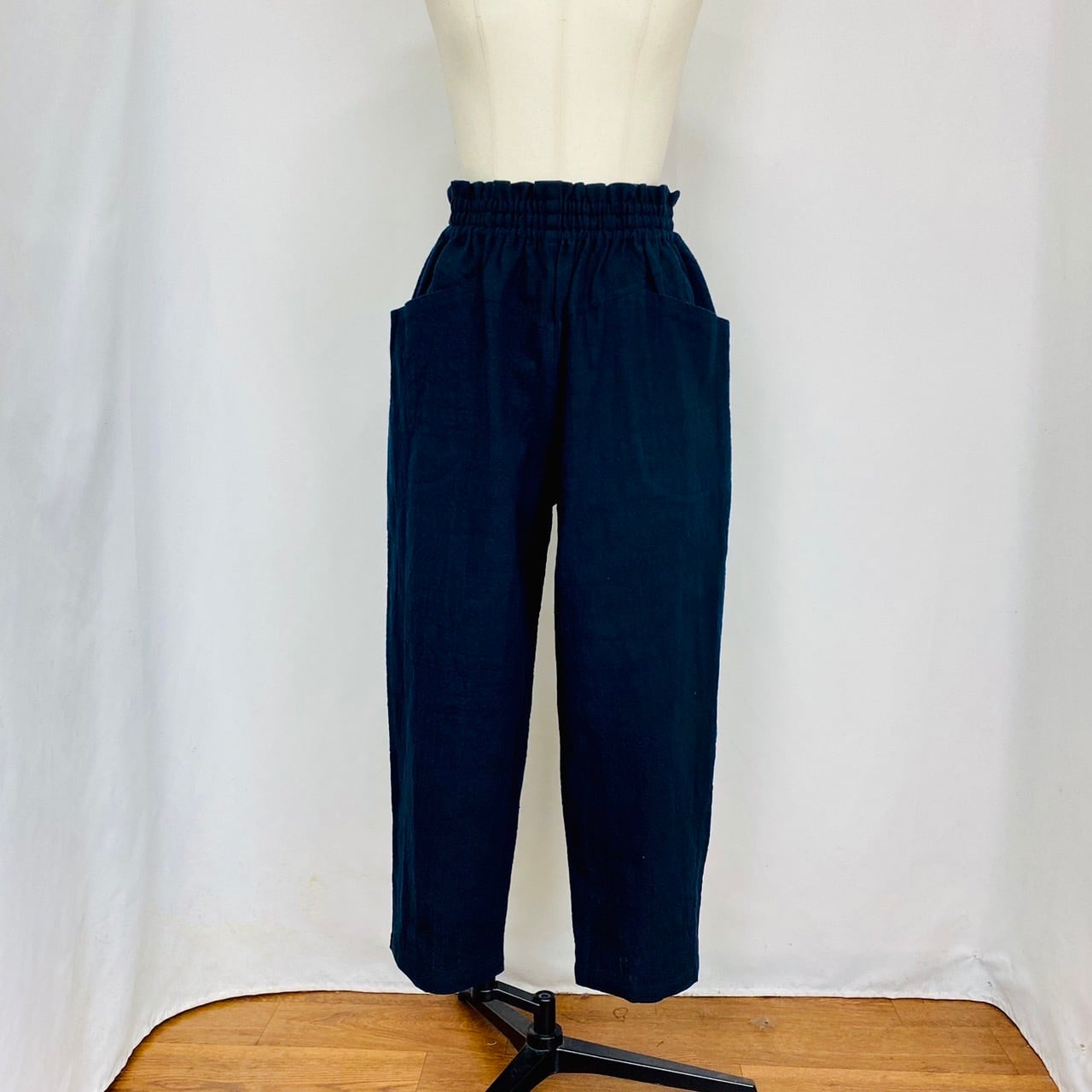 245051 ヨーク切替えパンツ 3カラー 遠州織物 逆スラブシャンブレー