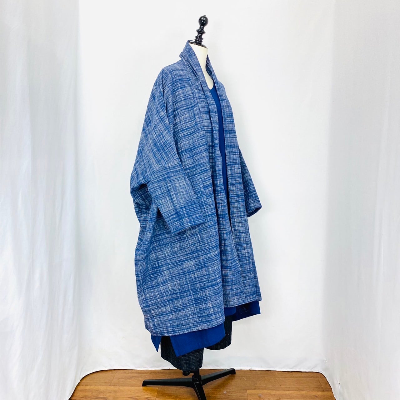 241021 ローブコート 2カラー 遠州織物 逆スラブうすで