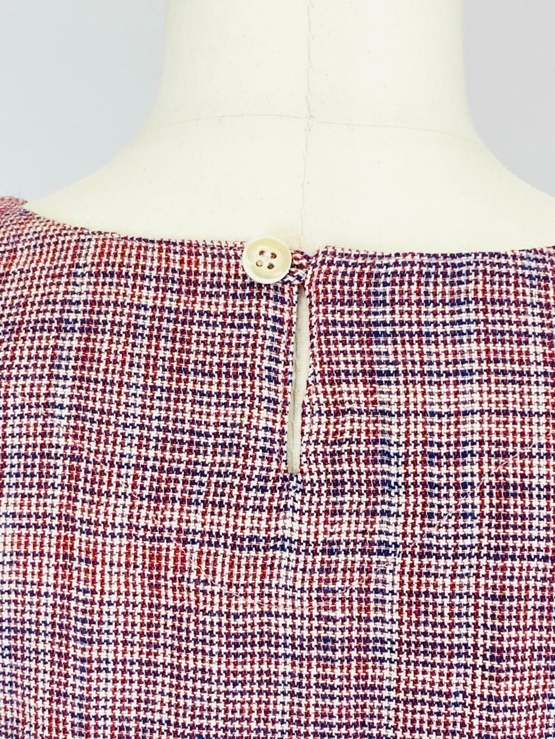 232011 切替ビッグワンピース 2カラー 遠州織物 うすで逆スラブストライプ