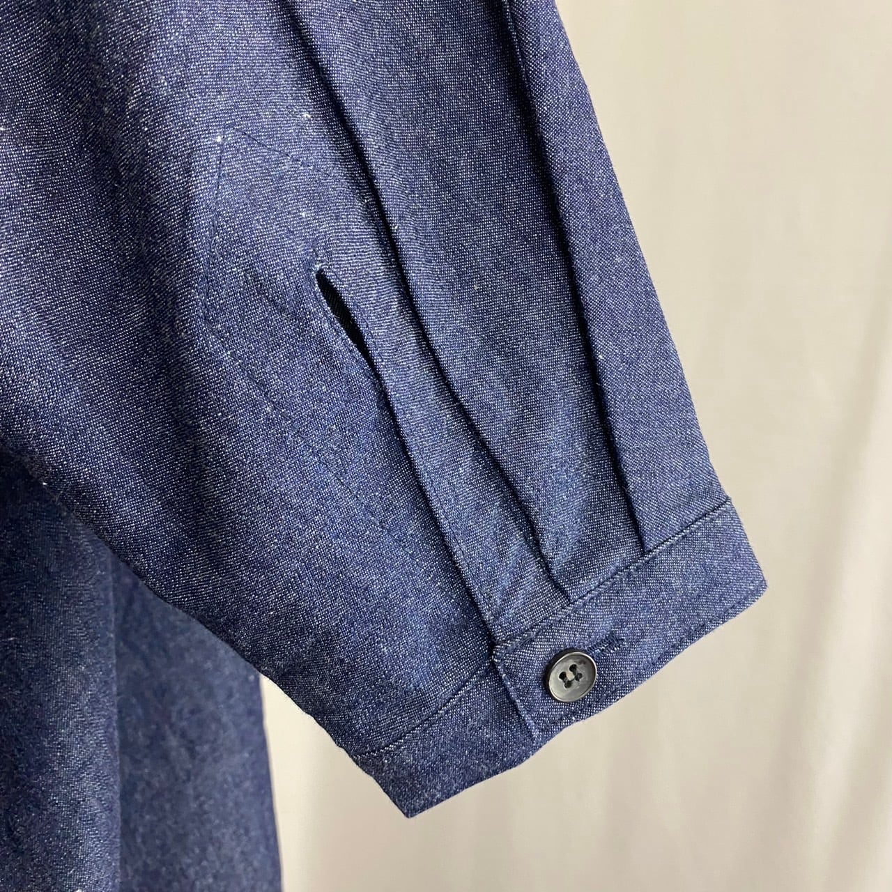 252059 ドルマンスリーブのロングブラウス 2カラー 岡山デニム