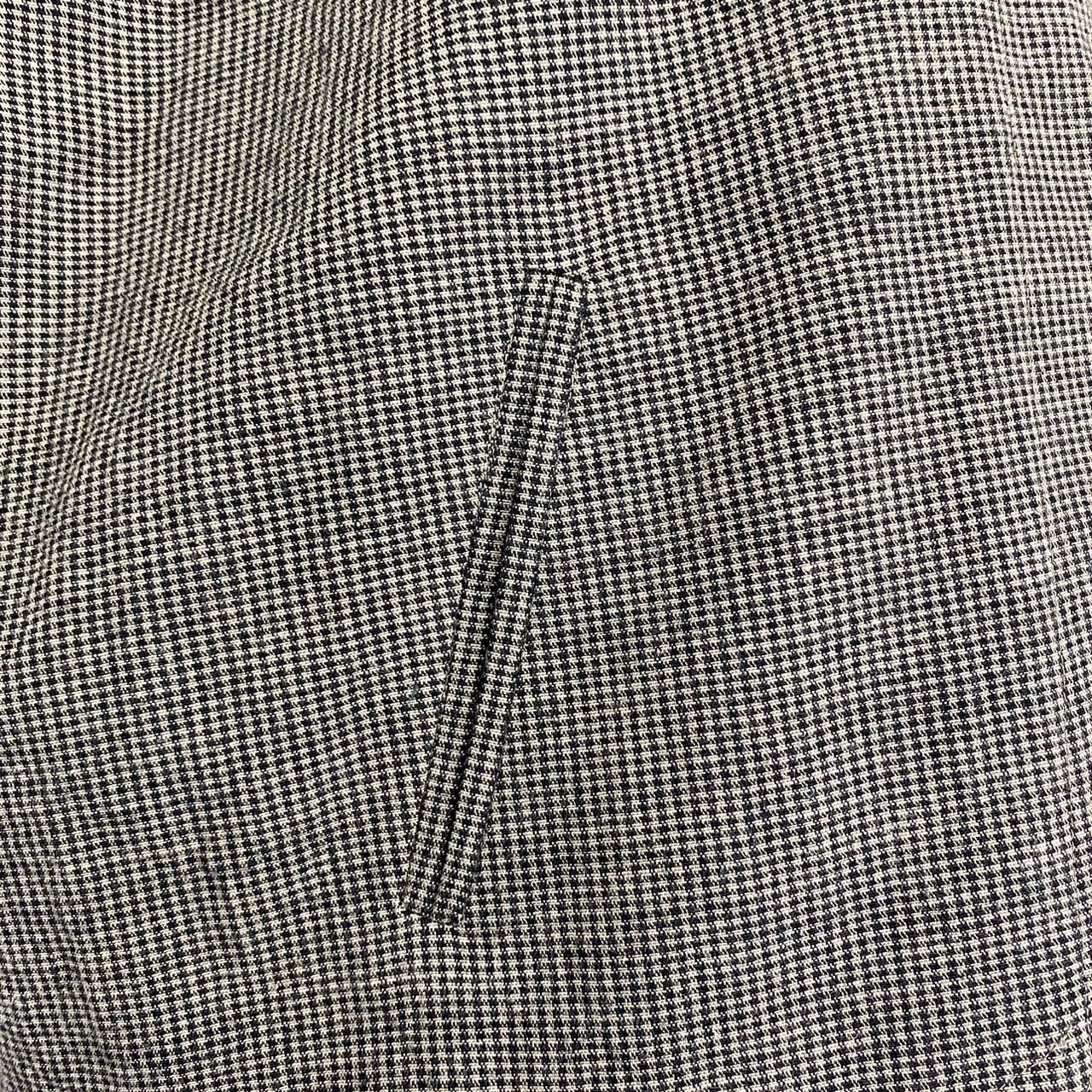 241042 胸切替えジャケット 3カラー 遠州織物 厚手格子