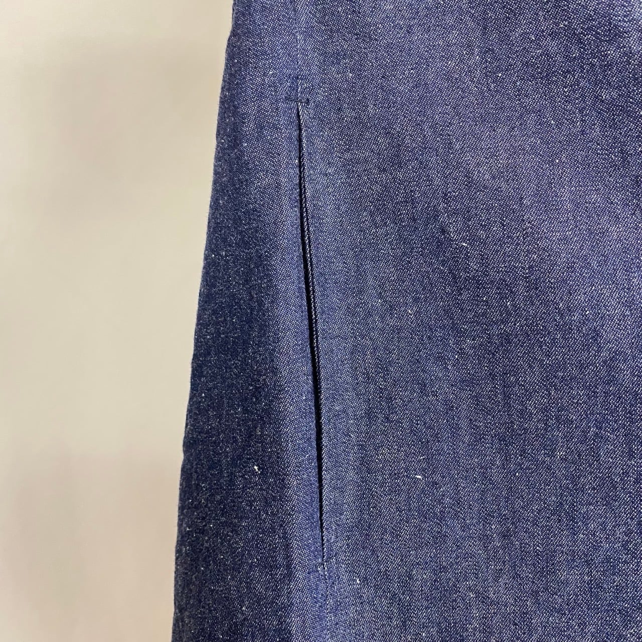 252059 ドルマンスリーブのロングブラウス 2カラー 岡山デニム