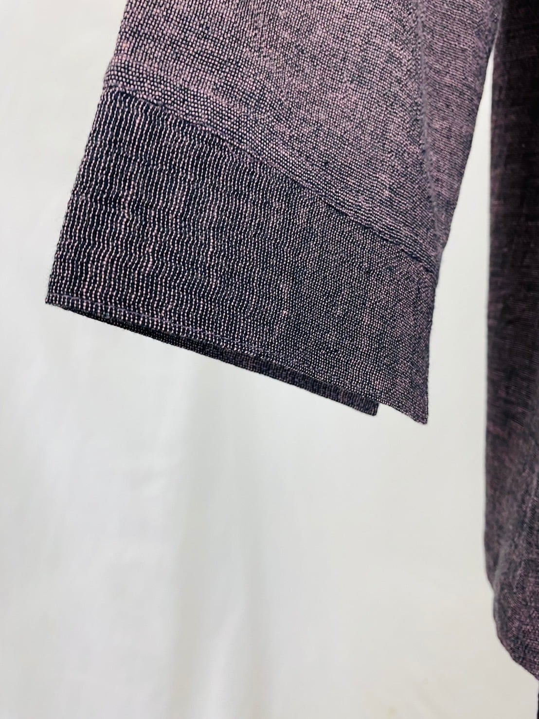 233011 ショールカラーブラウス 遠州織物 うすで楊柳