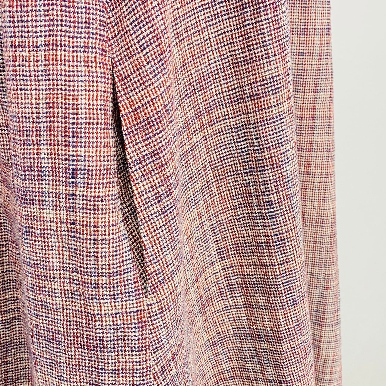 【再販】242011 サイドギャザーワンピース 2カラー 遠州織り 逆スラブ 薄手