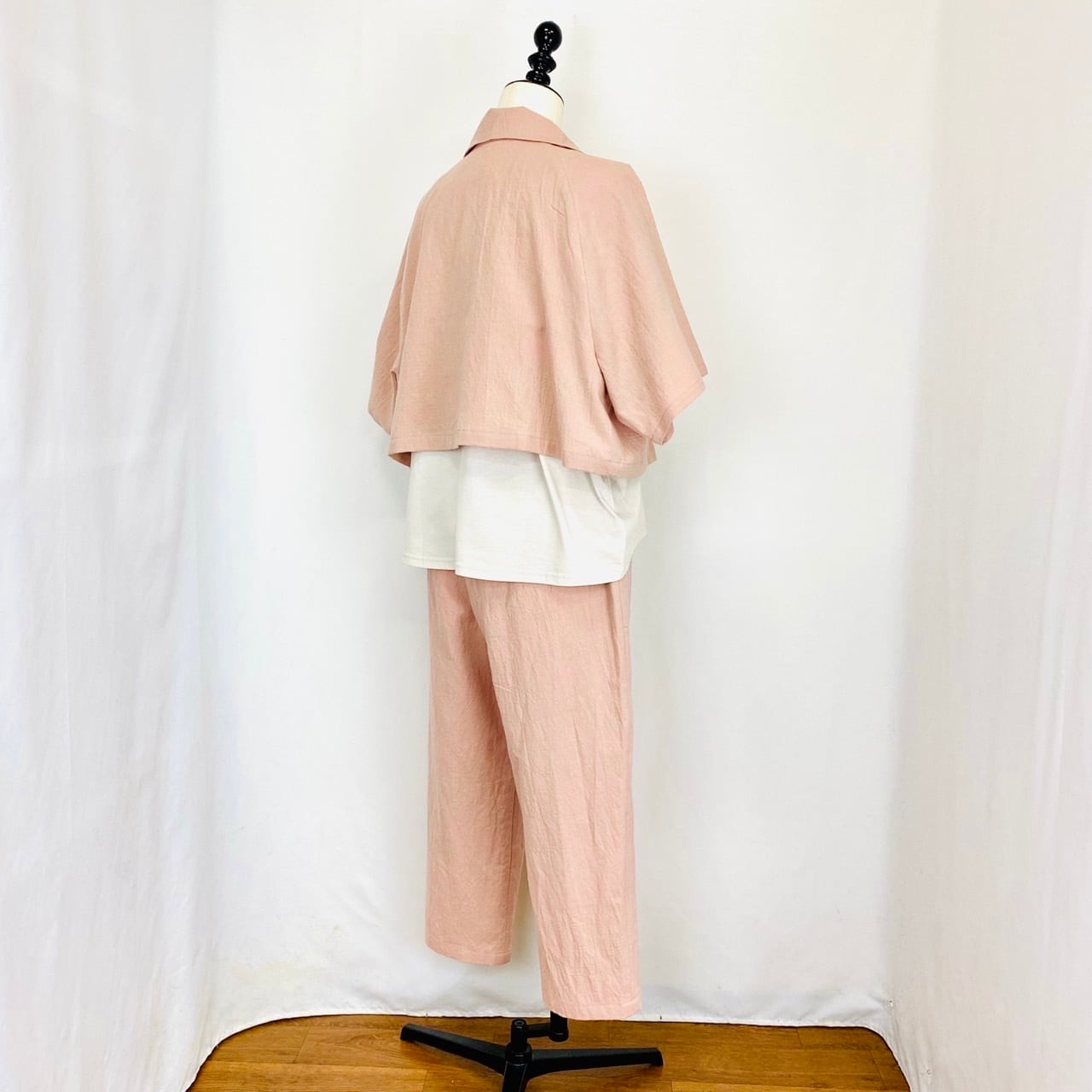 241011　ボレロ風ジャケット　3カラー　遠州織物　うすで逆スラブ