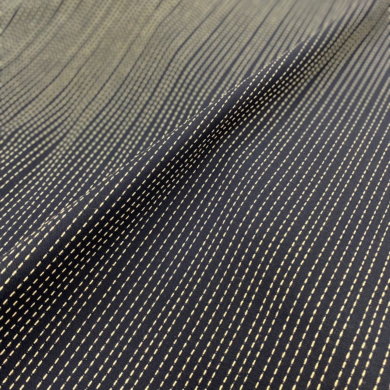 2320133   切替ビッグワンピース　2カラー　安曇野染め　刺し子