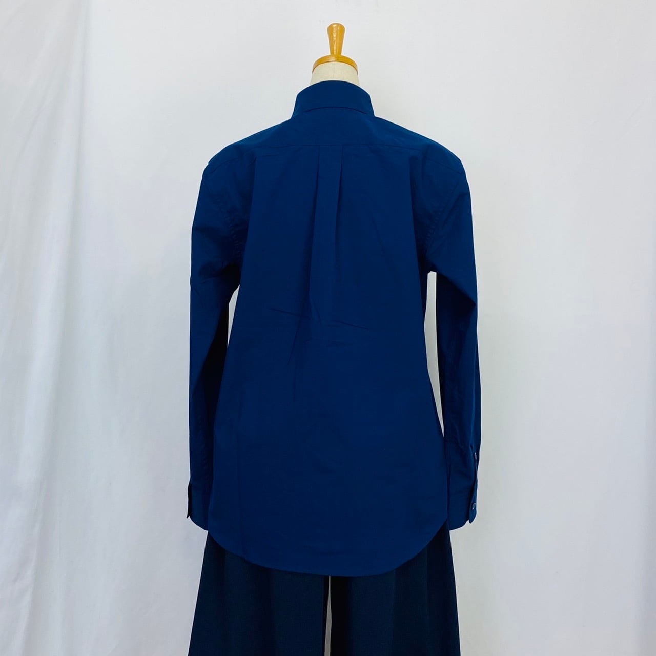 【再販】メンズシャツ　ユニセックスシャツ　遠州　パラシュートクロス　ネイビー