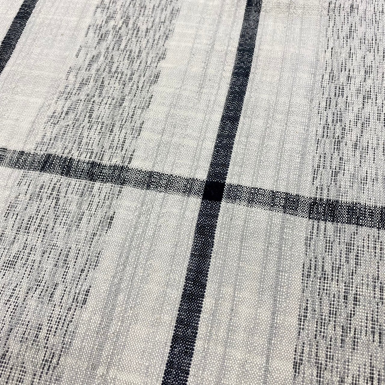 254011　Newゆったりポンチョ　遠州織物　逆スラブ大ストライプ