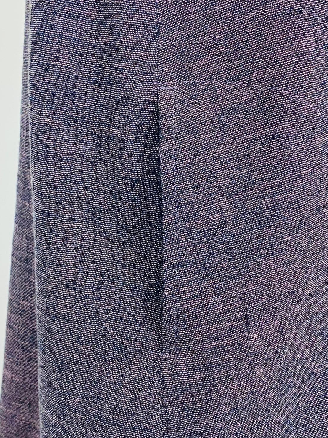 233011   ショールカラーブラウス　遠州織物　うすで楊柳