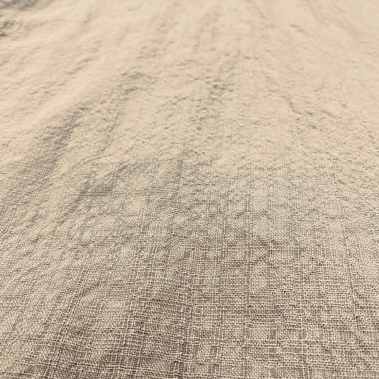 SU19102　丸襟ゆったりブラウス　遠州織物　逆スラブうすで