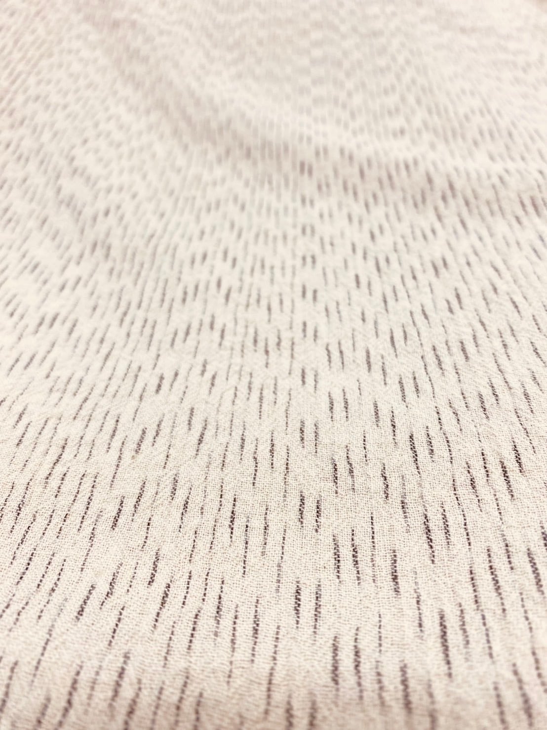 212031   Vネックの台形ワンピース　2カラー　遠州織物　みじん絣楊柳