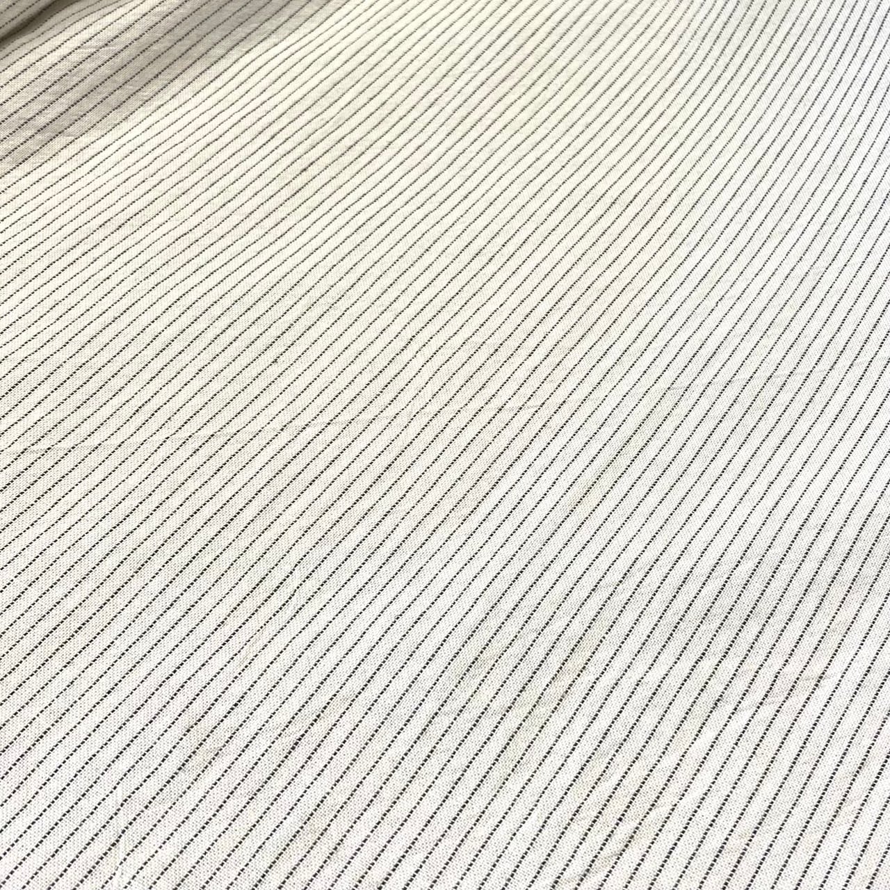 245018　ストレスフリーワイドパンツ　2カラー　綿麻先染めストライプ