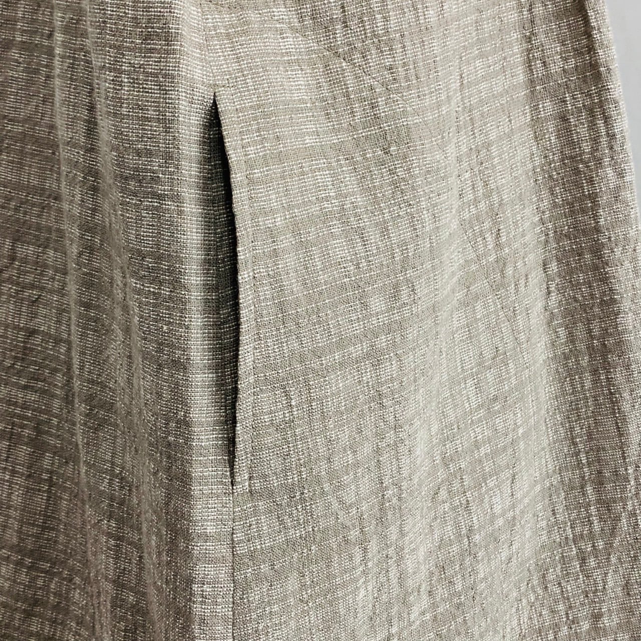 251011　タックのコート　2カラー　遠州織物　うすで逆スラブ